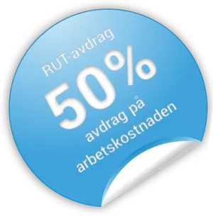 information om rut-avdraget på våra städtjänster i växjö